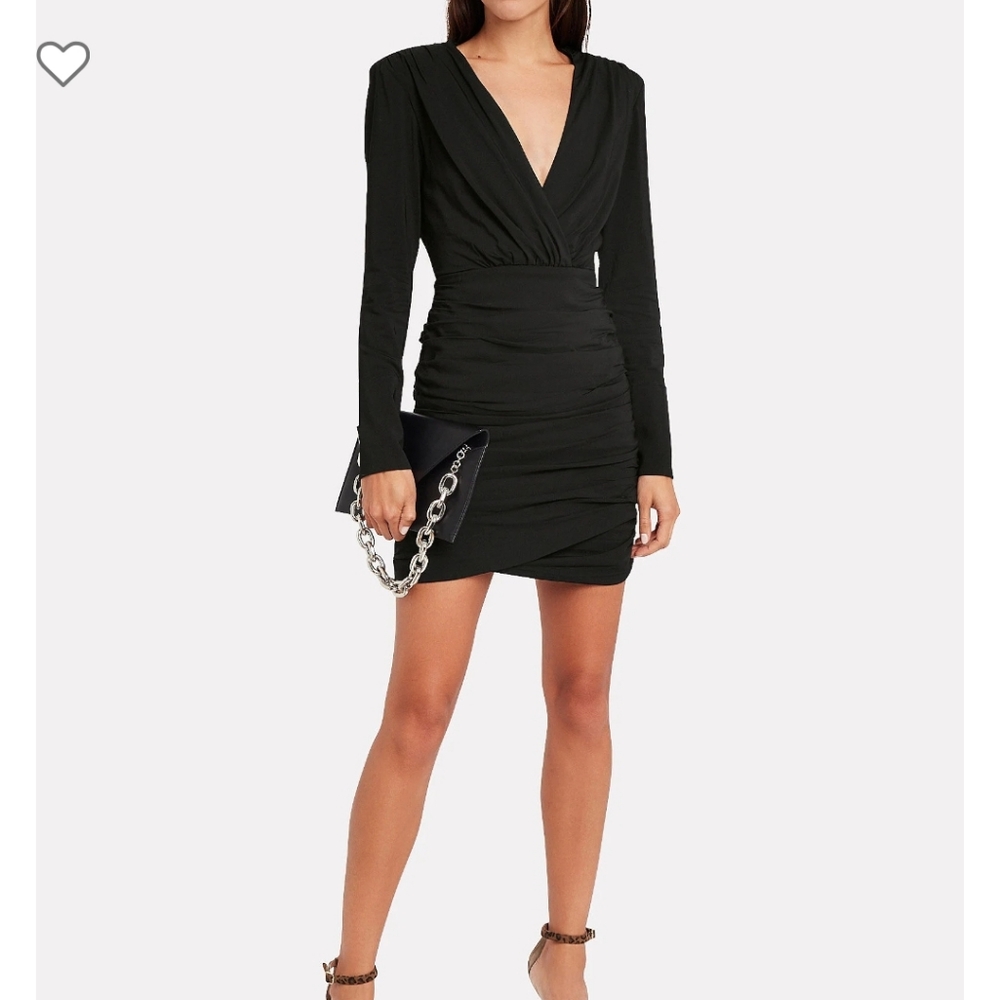 Ronny Kobo black mini dress size M